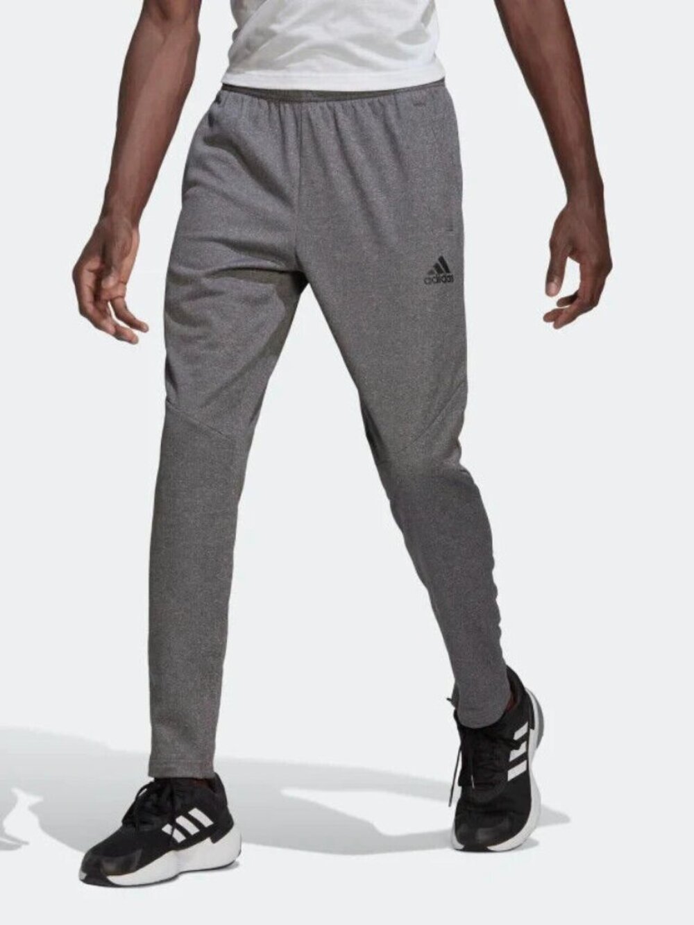 Adidas Aeroready Game Go Tapered Pants Grey HK9829 Men’s LARGE – NEW